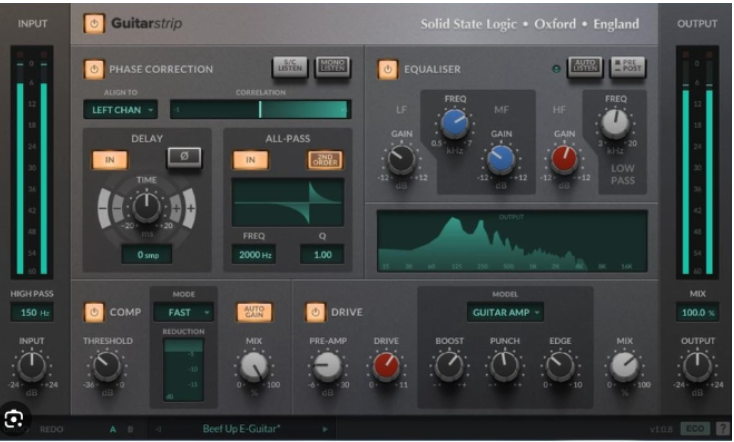 Solid State Logic Guitarstrip